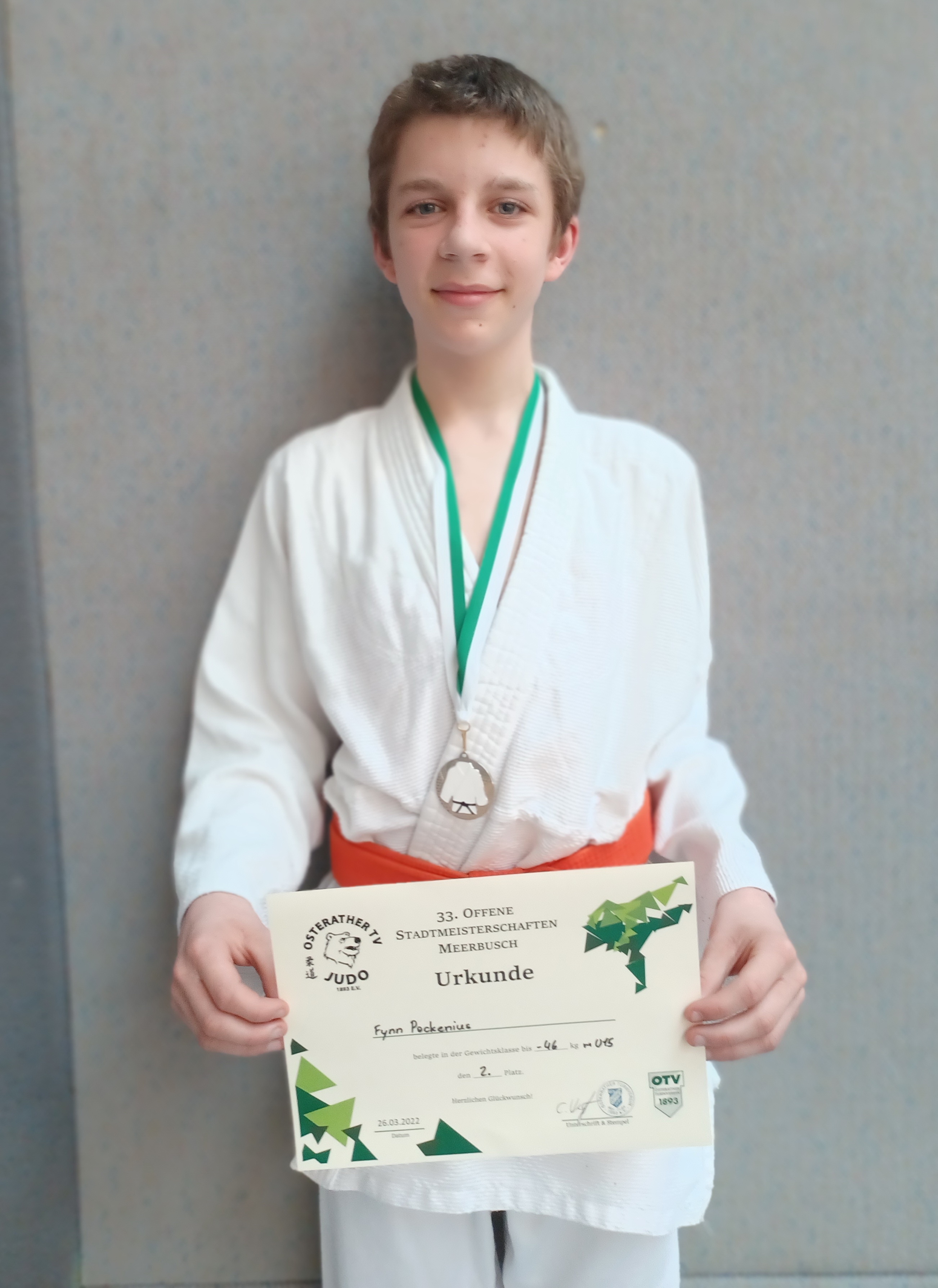 Judo Stadtmeisterschaft Fynn Packenius