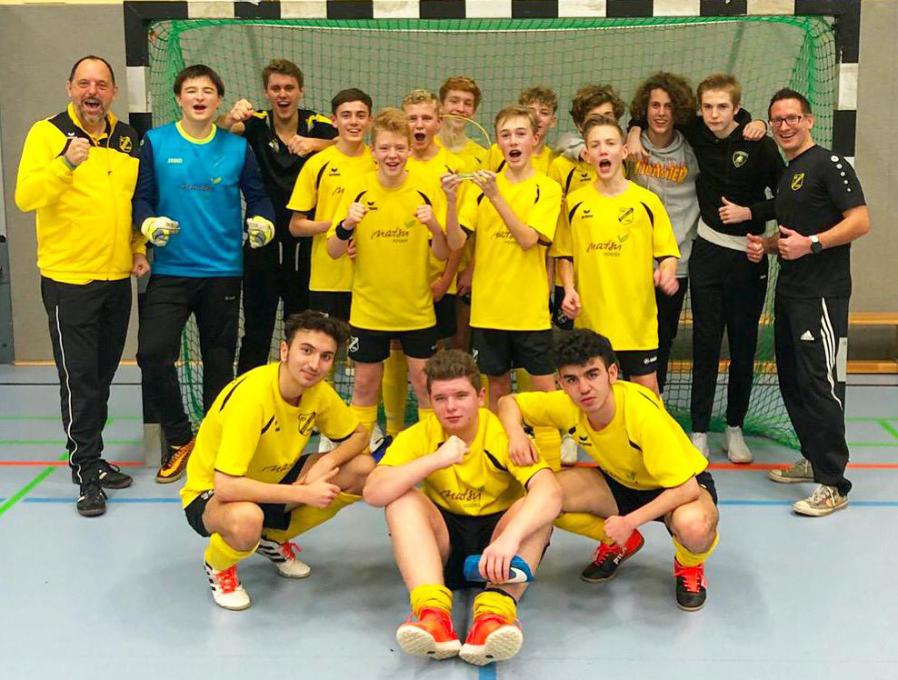 Siegerfoto Hallenstadtmeisterschaft C-Jugend 2019